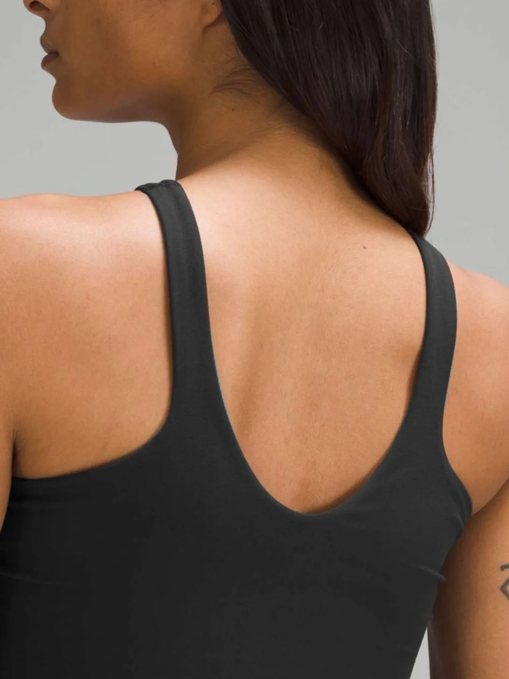 Lululemon Bend This V and Racer Sports Bra *Light Support, A-C Cups Black L/XL